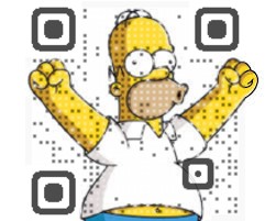 Simpsons QR Code